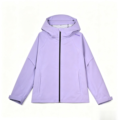 山系户外硬壳单层压胶冲锋衣女款