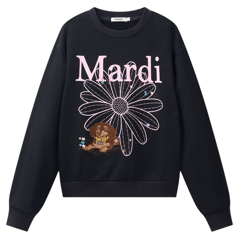 MardiLadin秋季新款圆领显瘦卫衣