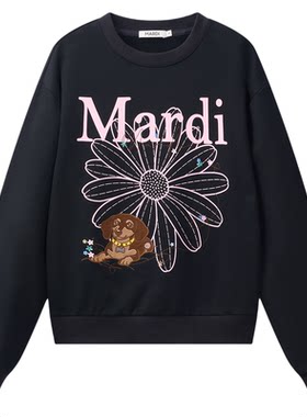 MardiLadin秋季新款圆领显瘦卫衣