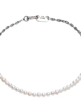 Riverine Adara「银月」原创淡水珍珠首饰S925纯银银饰颈链项链
