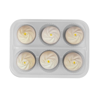 包子打包盒一次性小笼包汤包盒食品包装托馒头烧麦生煎快餐盒高档