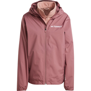 Adidas/阿迪达斯官方正品新款女士.户外保暖连帽三合一外套JY4793
