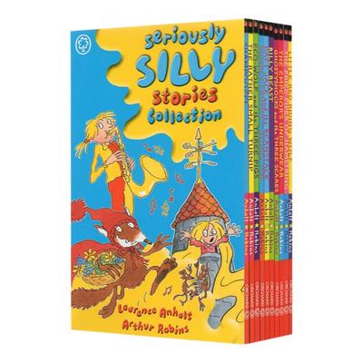英文原版 Seriously Silly Stories 无厘头童话故事10册 戴小红帽的狼小萝卜皇帝的内衣儿童课外章节书 laurence anholt
