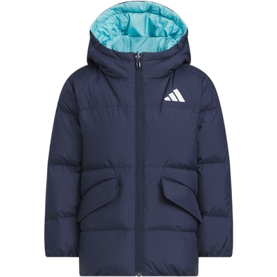 滔搏adidas阿迪达斯小童鸭绒羽绒服运动休闲保暖双面穿外套KC2817
