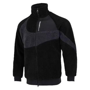 正品耐克Nike男羊羔绒立领夹克秋冬加厚保暖双面穿外套FB1910-236