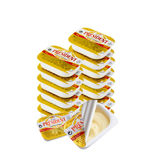 总统黄油粒原味10g*10粒家用小包装动物性淡味黄油煎牛排烘焙原料