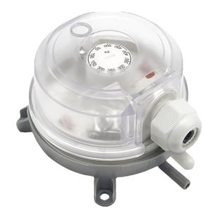 伊莱科空气微压差开关气体流量差压计传感控制器开关消防通风报警