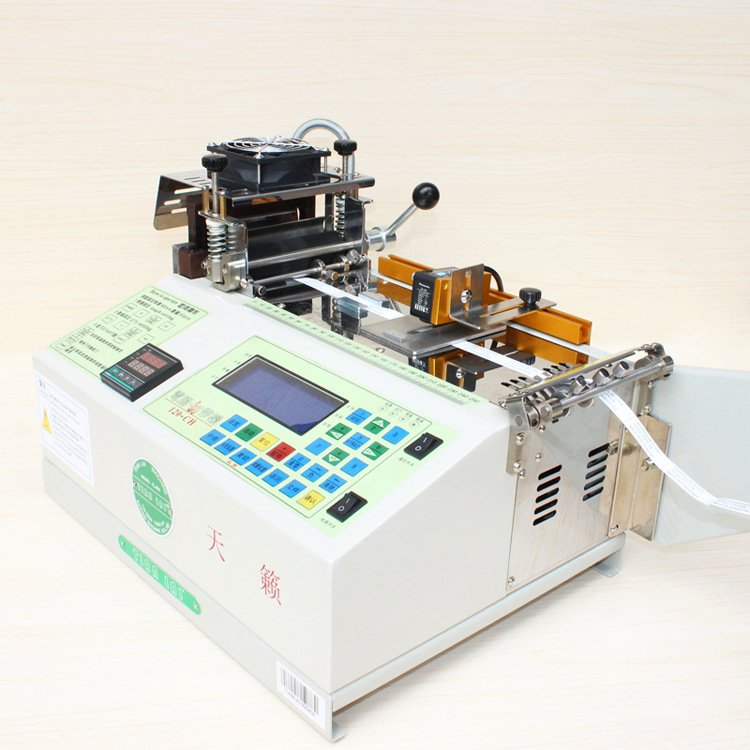 台湾天籁牌TL-808LRS全自动电脑商标切带机/冷热切带机 切拉链机