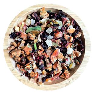 许夫人花茶【100g景区花果茶】水果茶草莓蓝莓醋栗浆果覆盆子荔枝