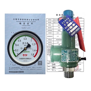 急速加急储气罐安全阀压力表专用检测报告A27W-16T Y100Z检查报告