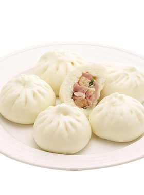佛山宾馆广式点心鲜肉包早餐