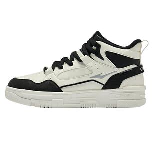 鸿星尔克男鞋高帮板鞋契约冬季新款厚底青少年休闲男士运动鞋子