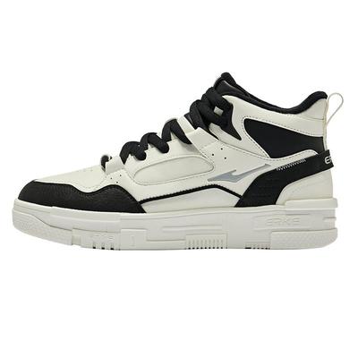 鸿星尔克男高帮棉鞋板鞋