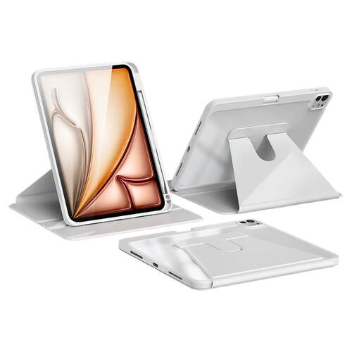 开晖适用iPad旋转保护壳ipadpro11平板套10带9笔槽Air8新款Mini7苹果6防摔5电脑4第十代13寸2026九2025配件12