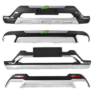 适用现代ix45前保险杠后13-20款17全新胜达前杠改装前后护杠后杠