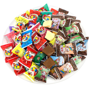 喔喔佳佳奶糖80后怀旧网红爆款零食休闲小吃喜糖儿童散装糖果年货