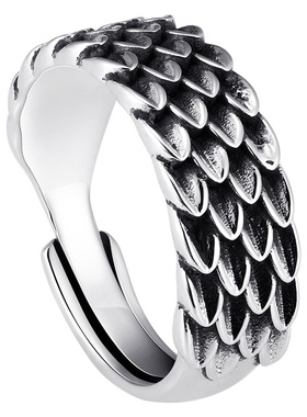 GDE男925银复古霸气戒指国潮风范