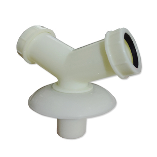 下水管地漏连接三通双洗衣机Y型三通面盆二合一排水50pvc管道三通