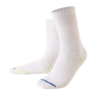 悍将户外袜综训健身运动袜男女通用毛圈加厚柔软专业跑步中筒袜