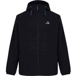 adidas阿迪达斯夏季男子运动休闲连帽夹克外套KR2511
