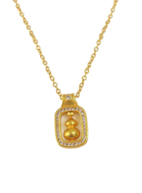 金店同款沙金饰品新中式项链