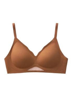 素肌良品小胸显大聚拢内衣女