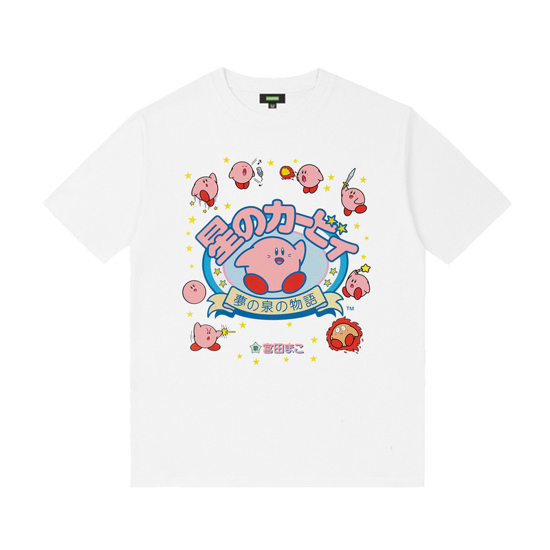 星之卡比游戏周边短袖T恤少女心学生闺蜜装夏装休闲宽松衣服潮