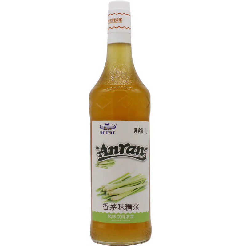 鸡尾酒咖啡水果茶饮原料香茅糖浆