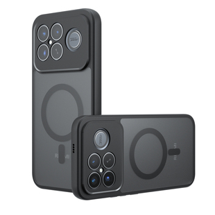 小米POCO F8Pro手机壳透明铠甲POCO F8Ultra防摔保护套磁吸适用poco f8pro雾面磨砂f8ultra个性简约肤感套