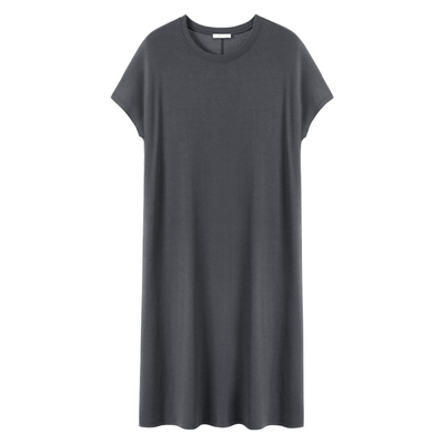 伊维斯圆领T恤睡裙长款睡衣