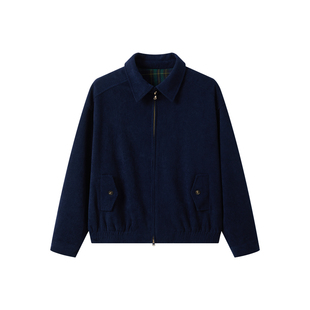 MIDASHAND 哈灵顿夹克廓形灯芯绒翻领外套男生老钱穿搭上衣春新款