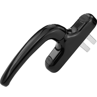 50铝合金窗户把手平开外推门窗传动执手老式内开窗70孔距拉手配件