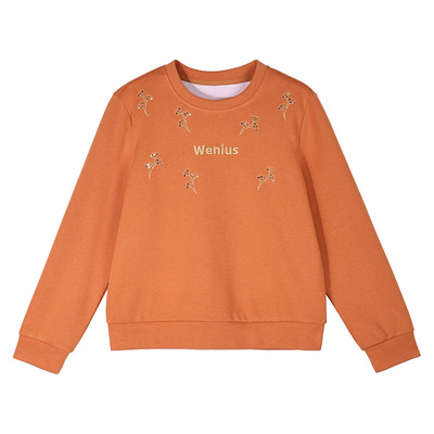 圆领女士卫衣春秋时尚洋气减龄