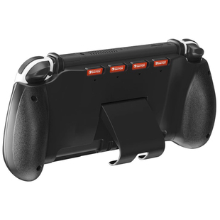 任天堂Switch一体式支架保护套OLED握把式支架壳switcholed主机可伸缩可拆卸NS游戏卡收纳保护壳防摔可放卡