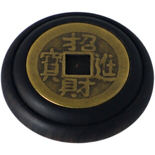 转转钱镶口文玩小葫芦配件镶嵌天然胡芦手把件配饰实木盖子可旋转