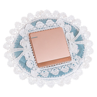 定制开关边框套布艺双开关贴美化保护防脏插座面板遮挡丑装饰墙贴