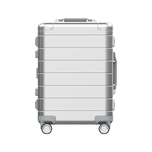 小米全铝镁合金行李箱万向轮20英寸登机箱子拉杆箱男金属旅行箱女