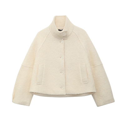 女性日记秋季羊毛呢大衣女气质