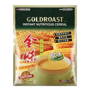 金味营养麦片原味600g袋装即食强化钙营养燕麦冲饮早餐速食代餐