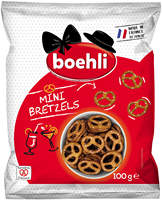 BRETZELS French imported alkaline water salty and fragrant biscuit rings, doughnuts, snack snacks, crispy rings 100g thumbnail 2