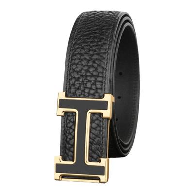 高端男士皮带真皮野牛皮