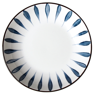 6个装日式盘子创意陶瓷碟子深盘网红餐具ins吃饭汤盘套装菜盘家用