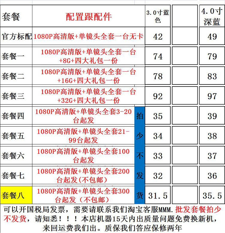 行车记录仪高清夜视1080P汽车后视镜行车记录仪单镜头车载4S店