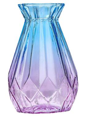 花瓶摆件客厅插花玻璃水培富贵竹