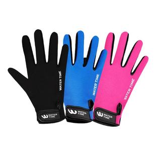 WaterTime潜水手套加厚浮潜深防滑贴合保暖耐磨防刮扎冲浪运动