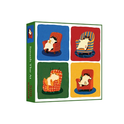 拼界乐图《摆烂猫》成人猫咪拼图