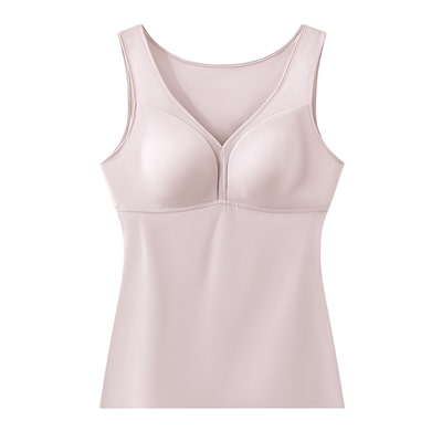 薄杯垫一体保暖背心爱诗雯娜