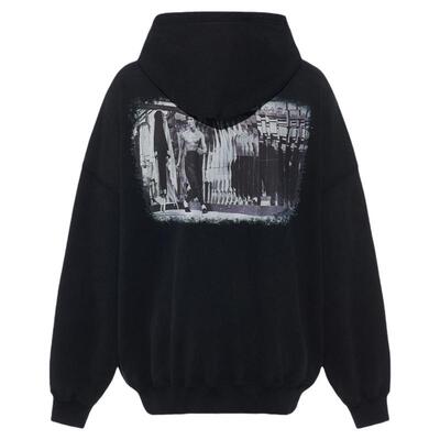 xVESSEL李小龙联名款连帽拉链黑色宽松休闲卫衣男女同款百搭新款