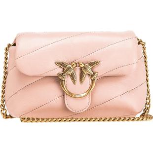 PINKO女士通勤PUFF飞鸟斜挎单肩小泡芙包燕子包100040A0F2