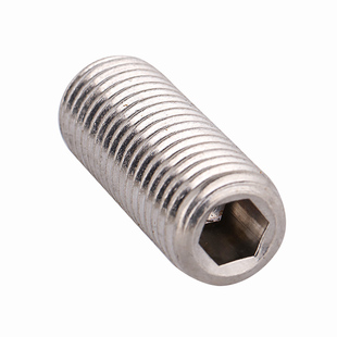 南镖304不锈钢内六角平端紧定螺钉机米顶丝止付螺丝M3M4M5M6M8M10